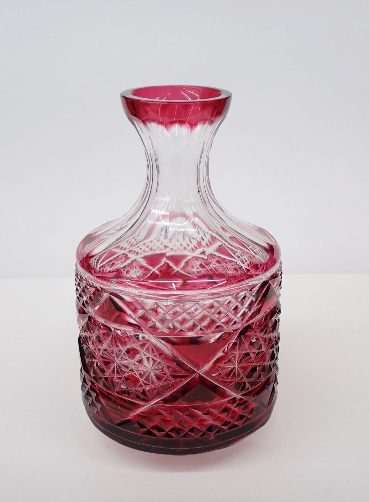 薩摩切子 ヤマザキガラス カットガラス クリスタルガラス