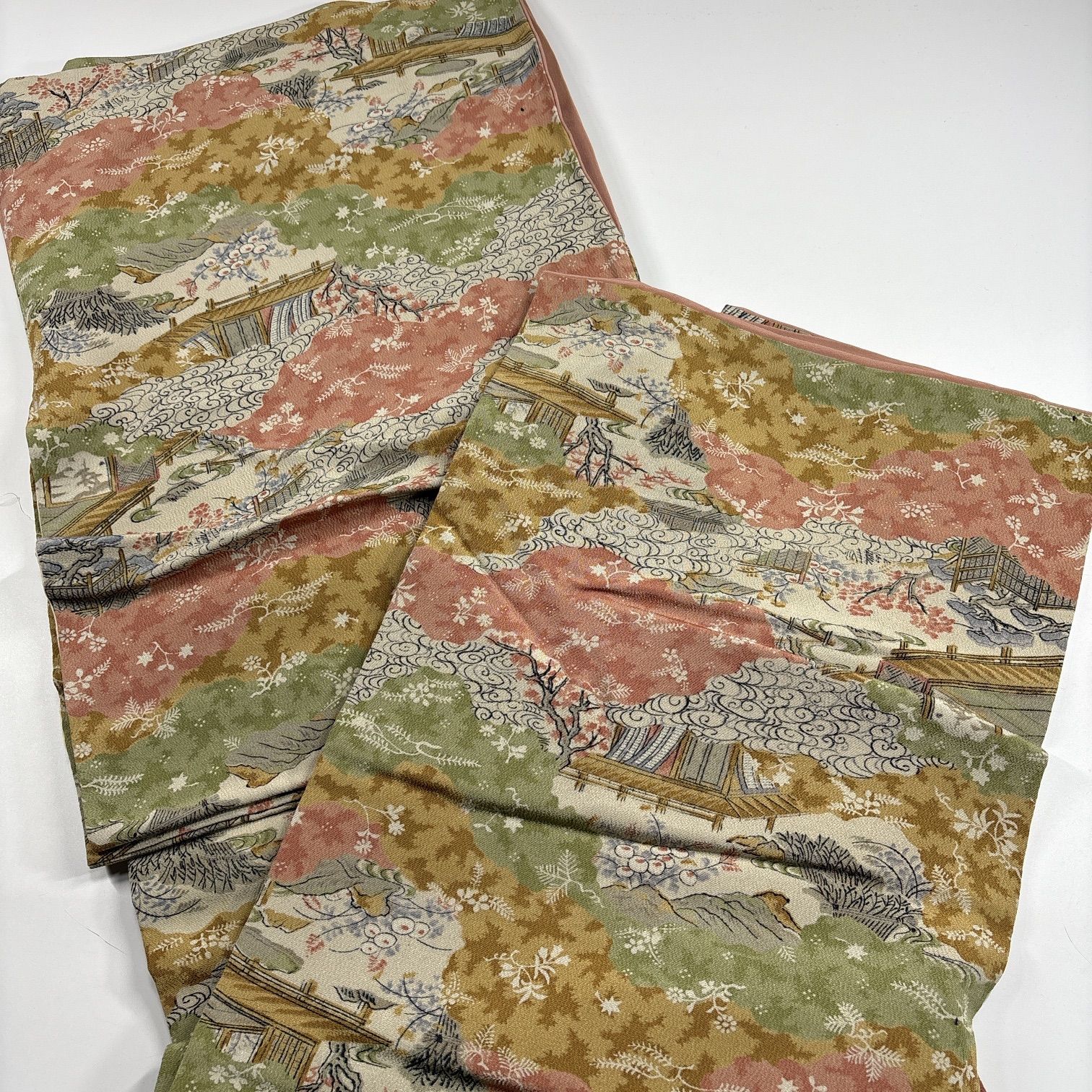 小紋 6枚 正絹 着物まとめ売り 同梱購入歓迎 リメイク用 着付け練習用