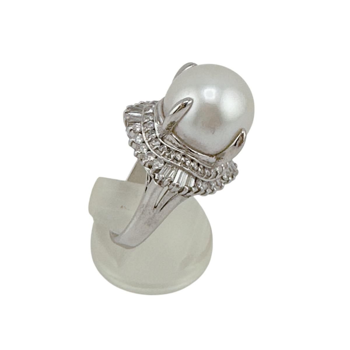 XQ8193 真珠 南洋真珠 シロチョウ養殖 リング・指輪 ホワイト - メルカリ