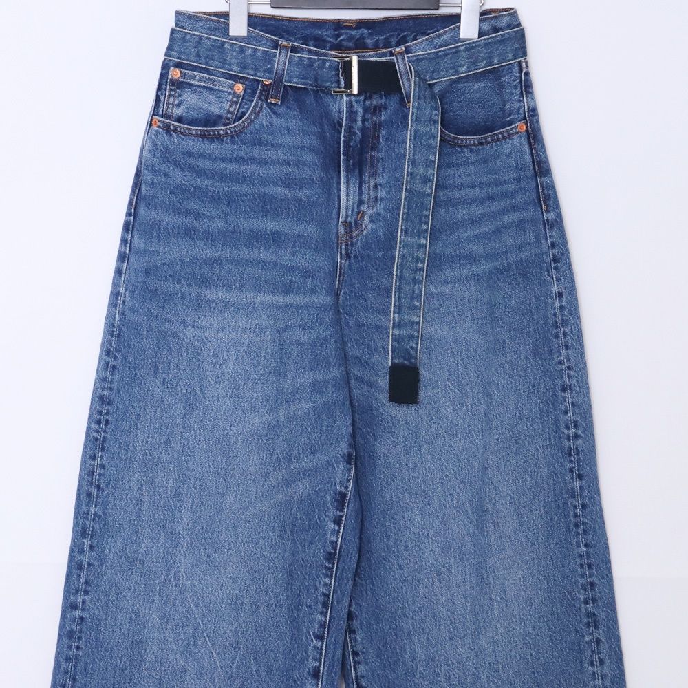 SACAI × LEVI'S コラボバギーデニムパンツ サイズ1 インディゴ 25