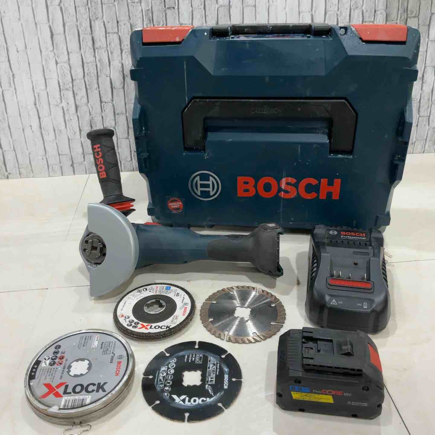 ボッシュ BOSCH 125㎜コードレスディスクグラインダ GWX 18 V 10 SC