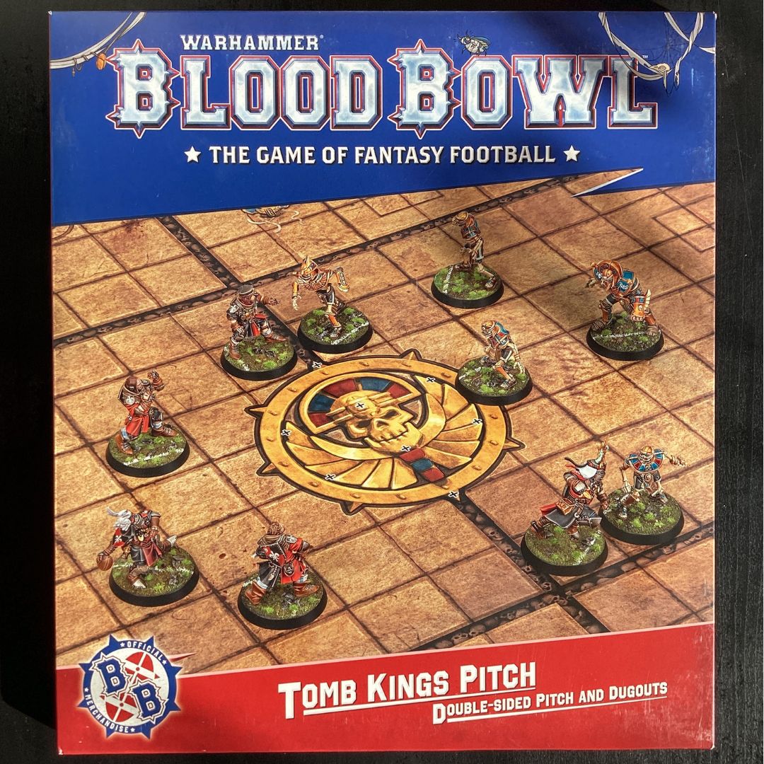 ウォーハンマー ブラッドボウル トゥームキング チーム ピッチ＆ダッグアウト Tomb Kings Pitch Double-sided and Dugouts Set GWSオンライン直輸入