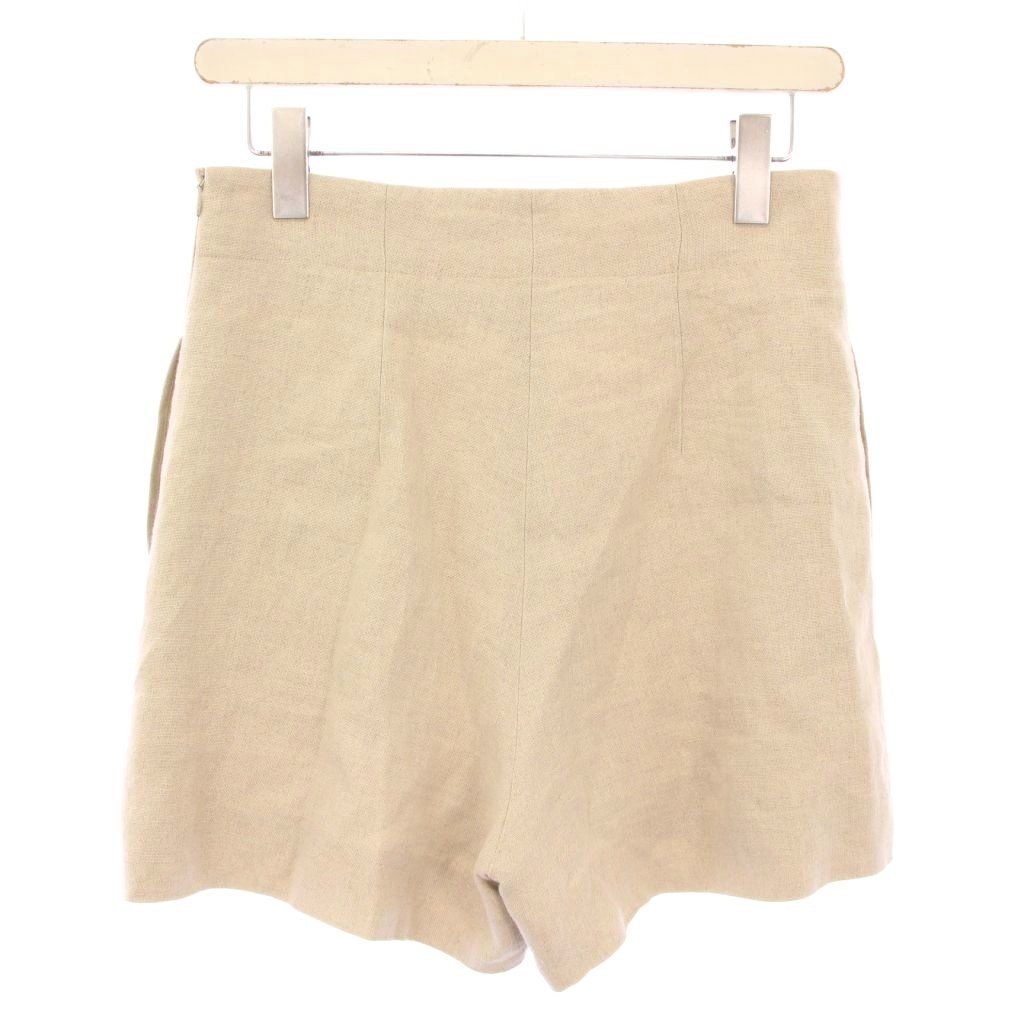 フォクシー FOXEY DAISY LIN ショートパンツ 無地 ワンカラー 麻