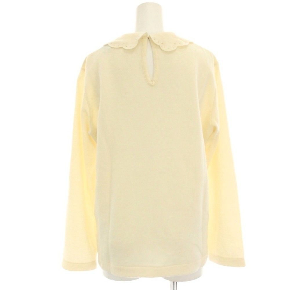 【中古】トリココムデギャルソン 20AW AD2020 ニット カットソー ウール 襟付き 長袖 M アイボリー TF-T010 /HN トリココムデギャルソン tricot COMME des GARCONS 20AW AD2020 ニット