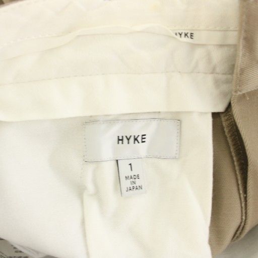 ハイク HYKE チノパンツ ワイドパンツ 1 ベージュ 172-13094 /HN