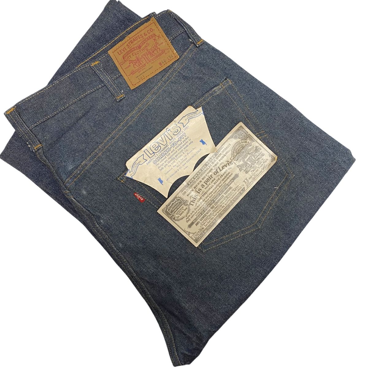 リーバイス Levi's 70's 501 66前期 Dead Stock フラッシャー付き