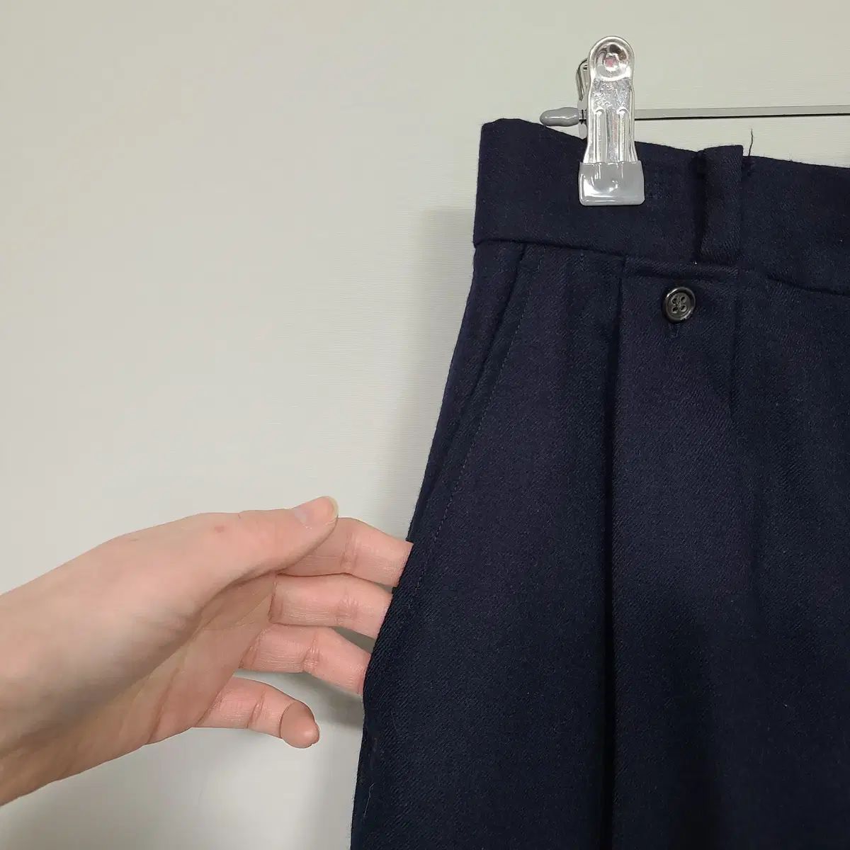  90 s ポロラルフローレン レディース ウール ピンタック バミューダ ショーツ ネイビー 66 チノパン パンツ