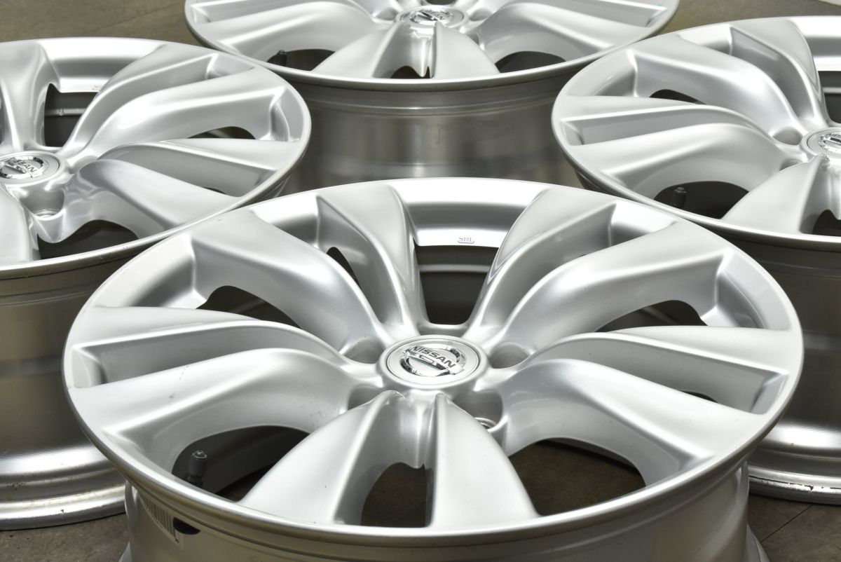 良好品 ニッサン Y 51 フーガ 18 in 8 J 43 PCD 114 3 4本セット シーマ スカイライン エルグランド エクストレイル 流用