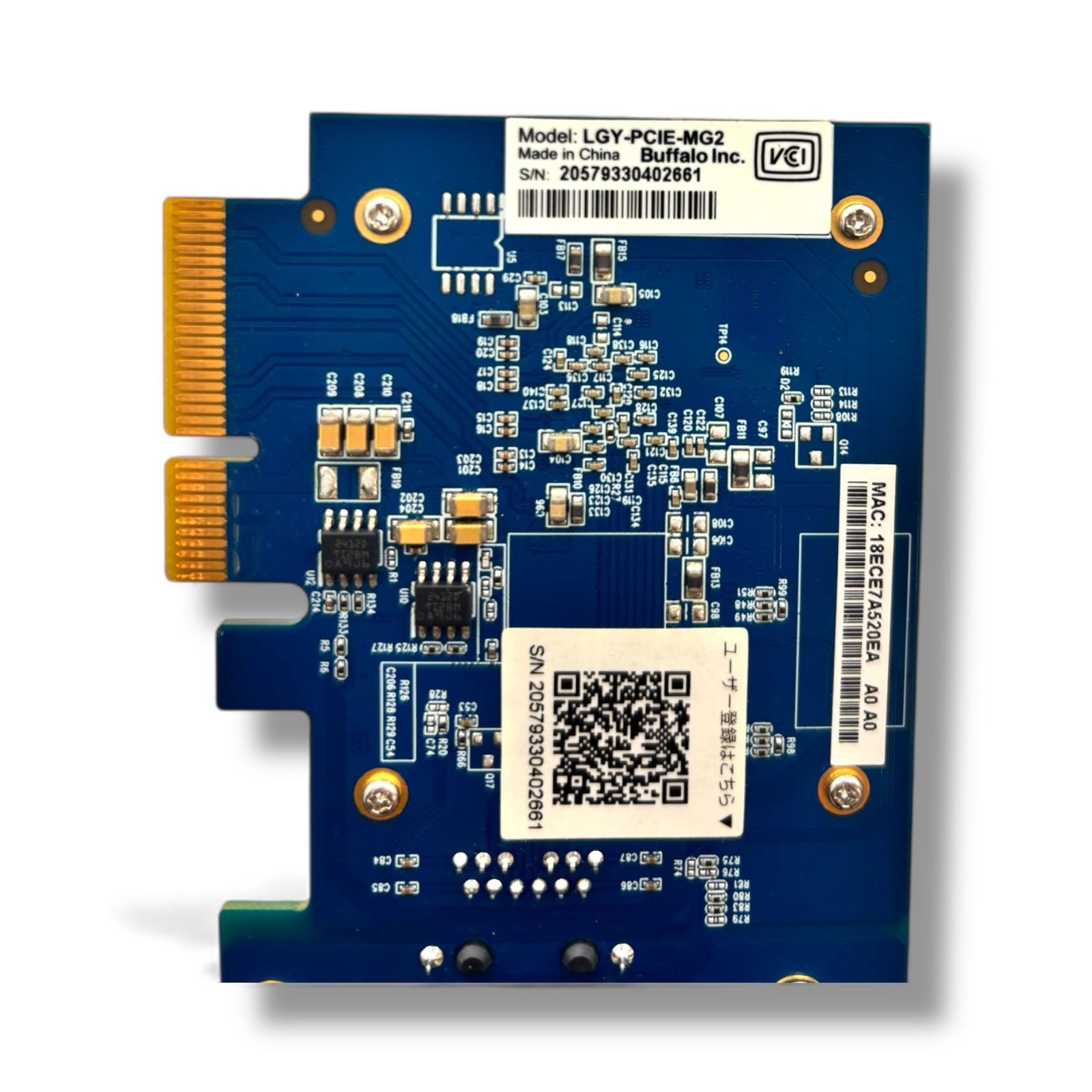 デスクトップPC バッファロー 10GbE対応PCI Expressバス用LANボード