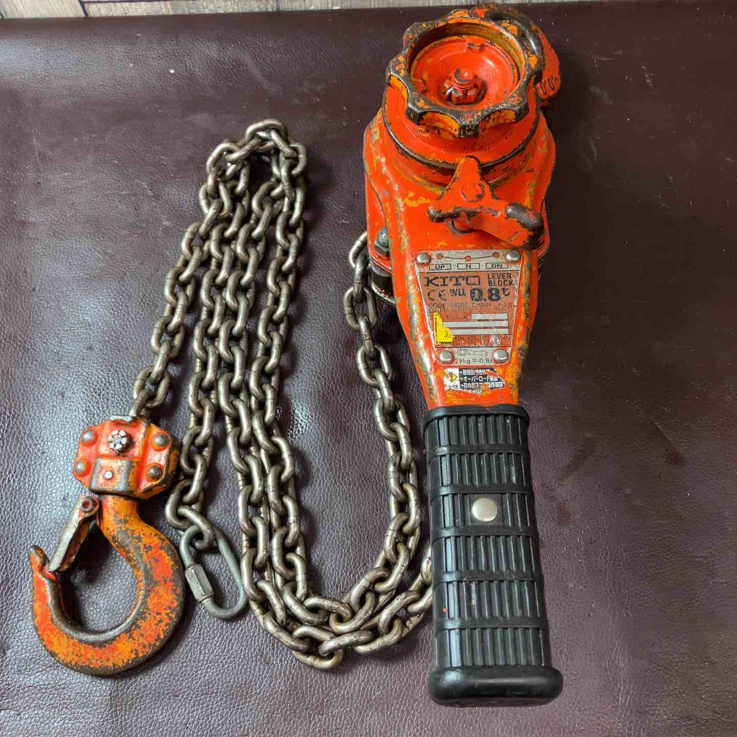 品 KITO キトー レバーブロック LB 008 耐荷重0 8ｔ