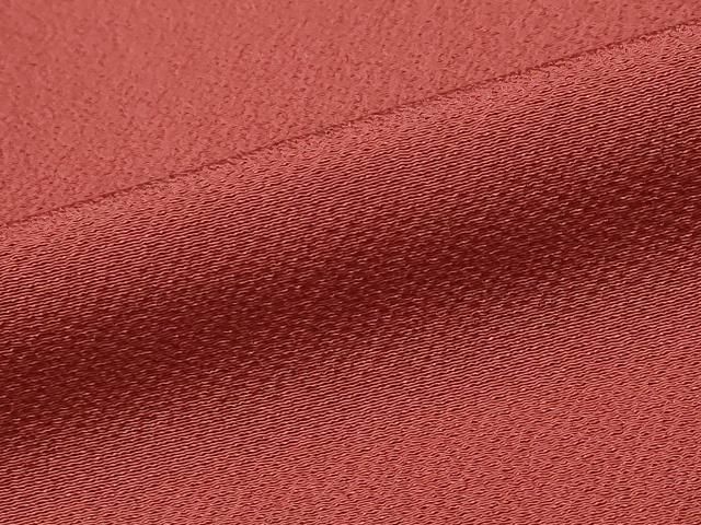 平和屋着物□上質な色無地 紋意匠 紅海老茶色 正絹 逸品 AABD9532st