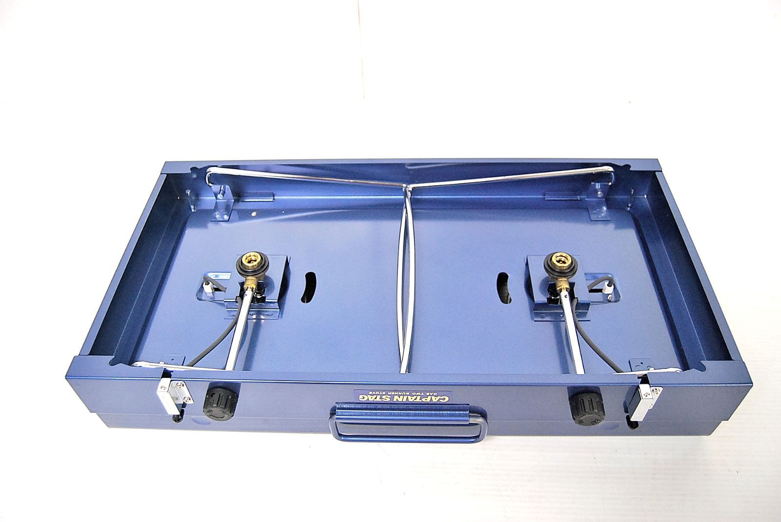 未使用 CAPTAIN STAG ステイジャー コンパクト ガスツーバーナーコンロ