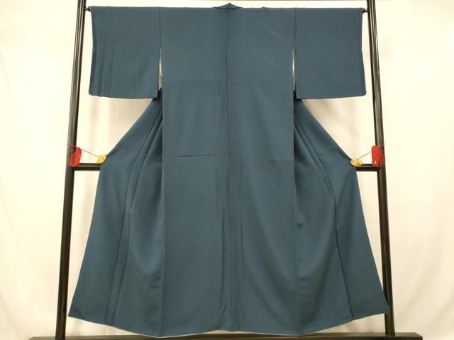 平和屋着物□上質な色無地 濃藍色 正絹 逸品 AABD6893fw - メルカリ