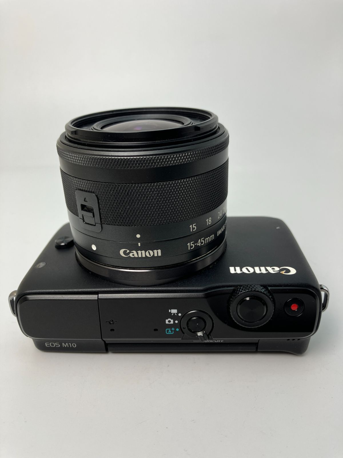 返品保証・動作確認済】Canon EOS M10 + EF-M 15-45mm IS STM 標準