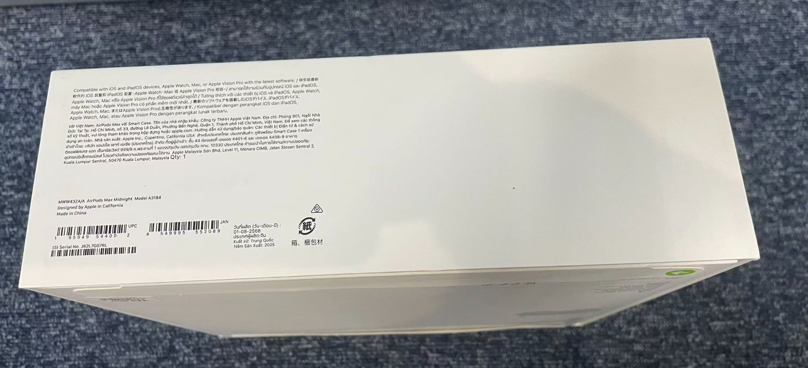  AirPods Max USB C MWW 43 ZA A ミッドナイト ワイヤレスヘッドホン ヘッドホン