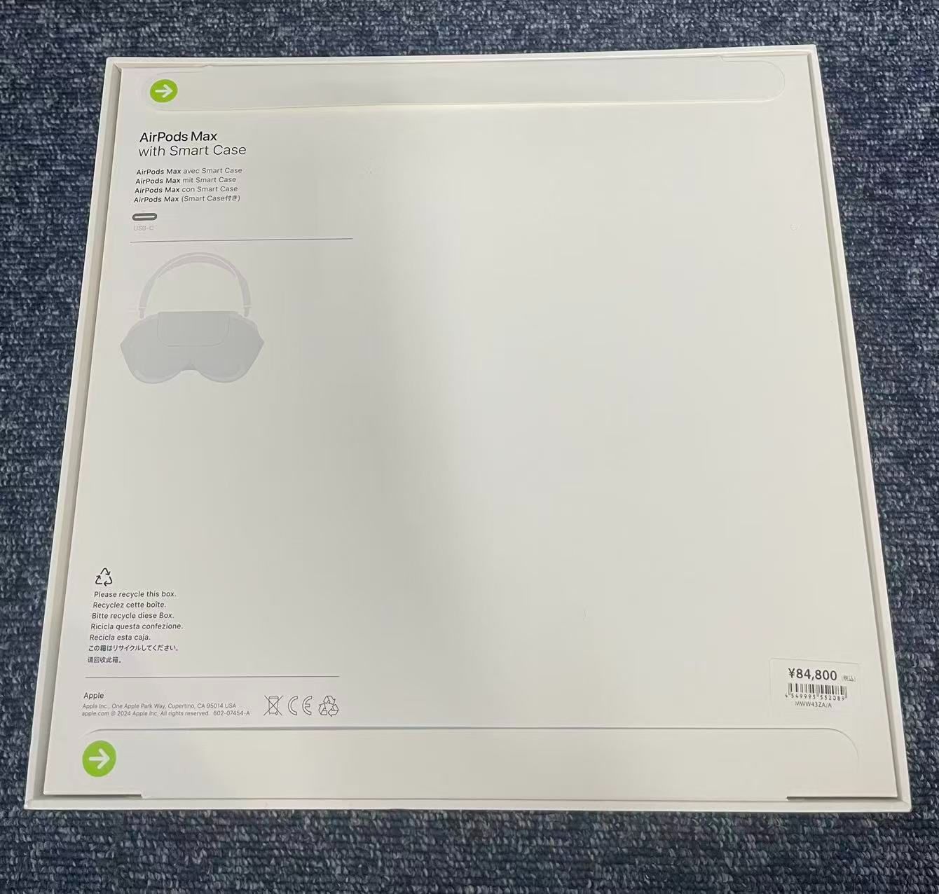 新品未開封 AirPods Max（USB-C）MWW43ZA/A ミッドナイト - メルカリ