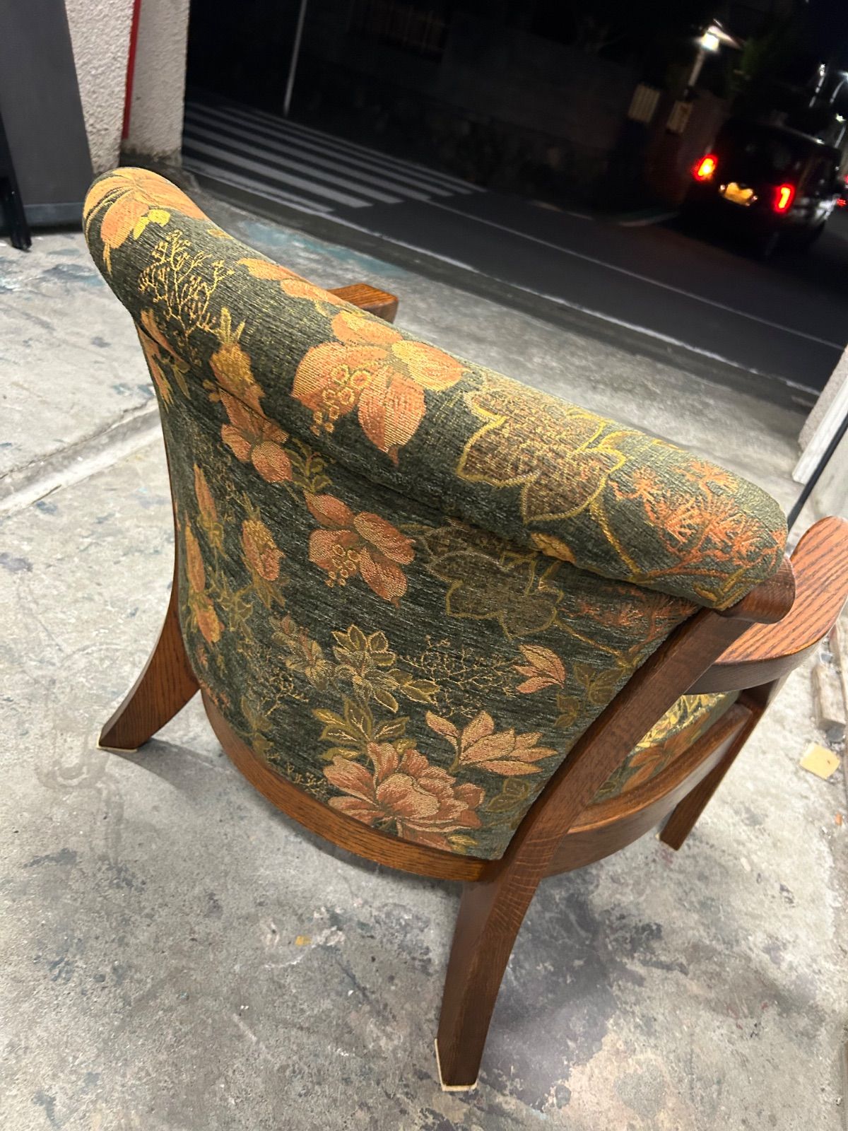 美品】三越家具ブルージュ クラシックヴィンテージアームチェア 1人