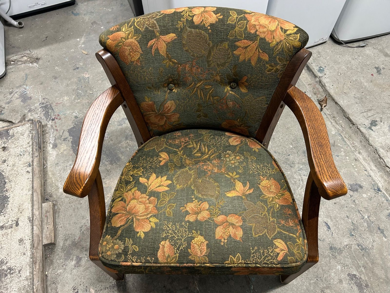 美品】三越家具ブルージュ クラシックヴィンテージアームチェア 1人