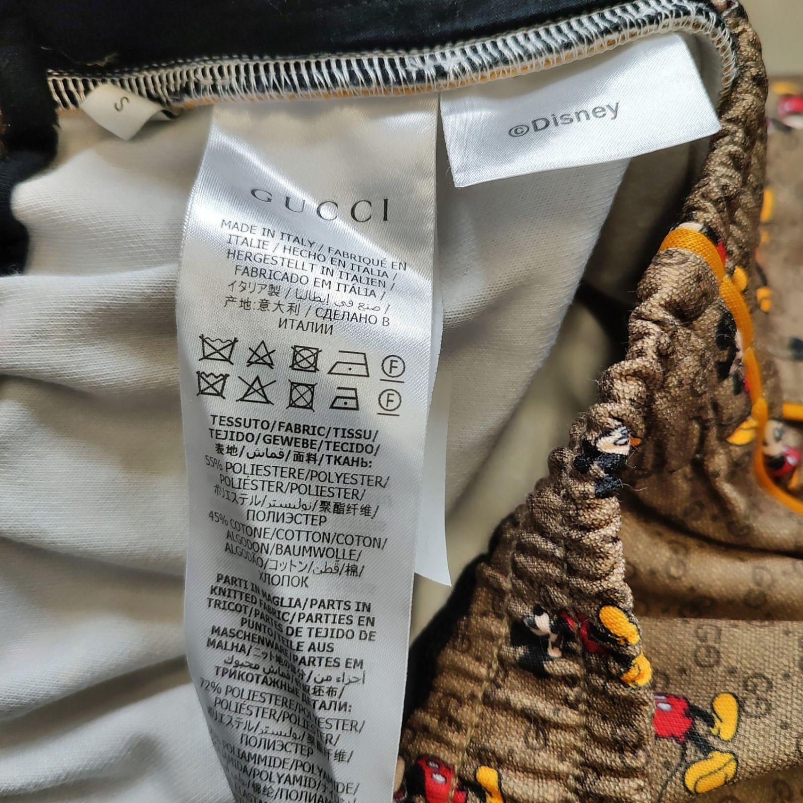 GUCCI グッチ ×Disney 20SS Mickey GG PRINTED JOGGER PANTS 総柄 