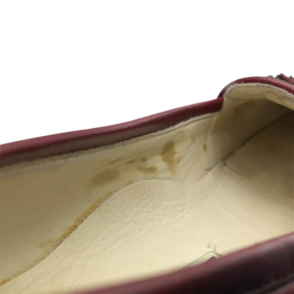 キルト タッセルローファー