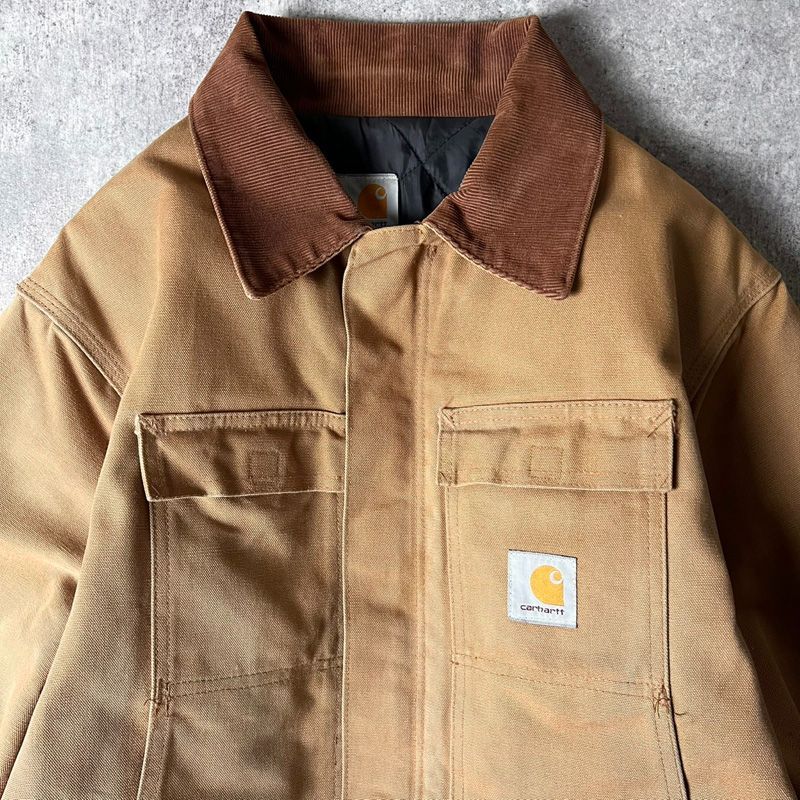 雰囲気系 90s USA製 Carhartt 中綿 キルティング ライナー ダック