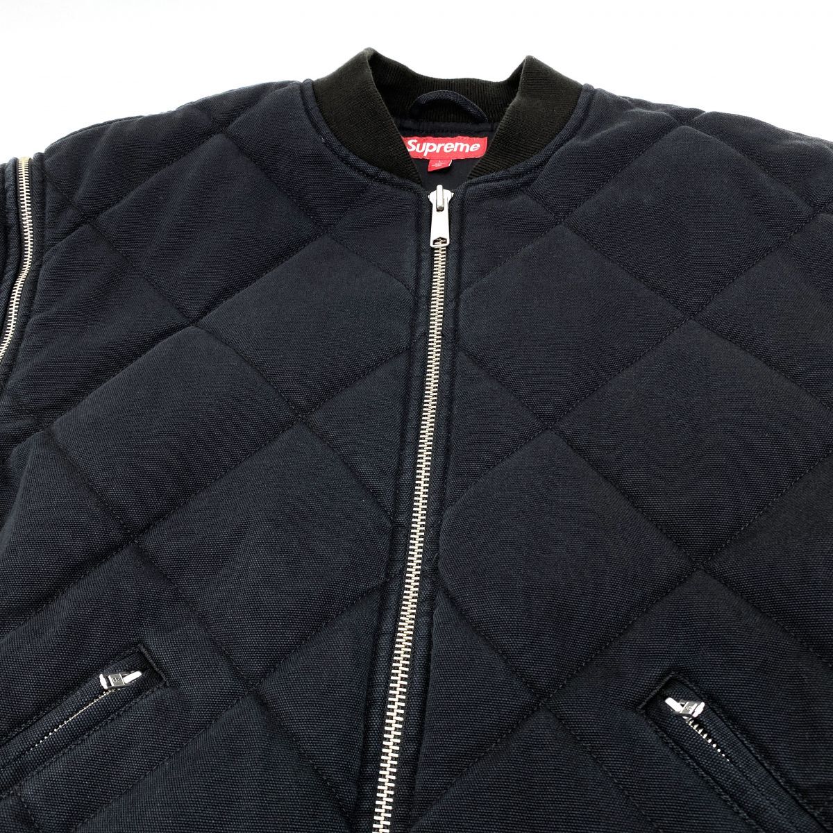 Supreme シュプリーム Zip-Off Sleeve Quilted Bomber Jacket