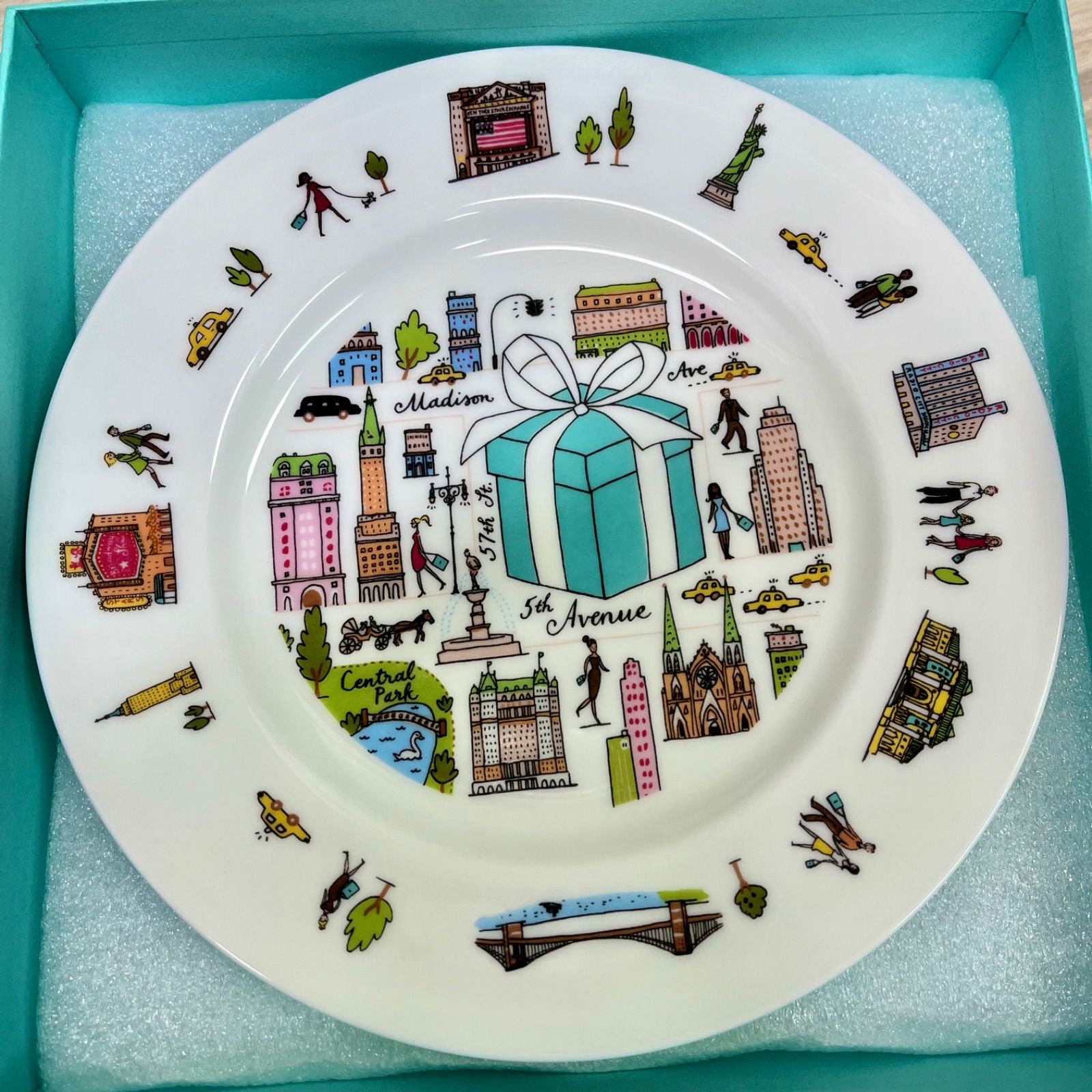 ティファニー　5thアベニュー　ペア　デザートプレート NHK コラボ ティファニー 5thアベニュー ペア デザートプレート NHK コラボ