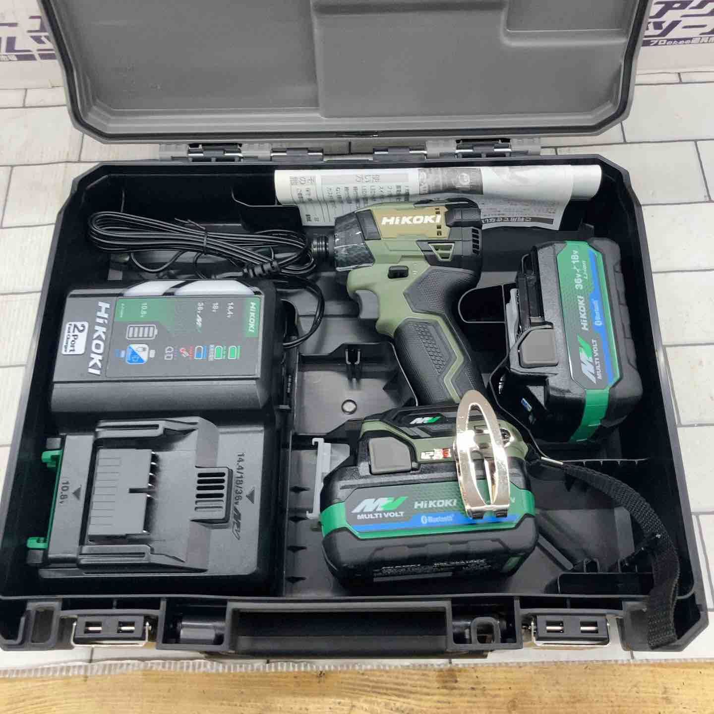 未使用品】☆ハイコーキ(HIKOKI ※旧:日立工機) コードレスインパクト 