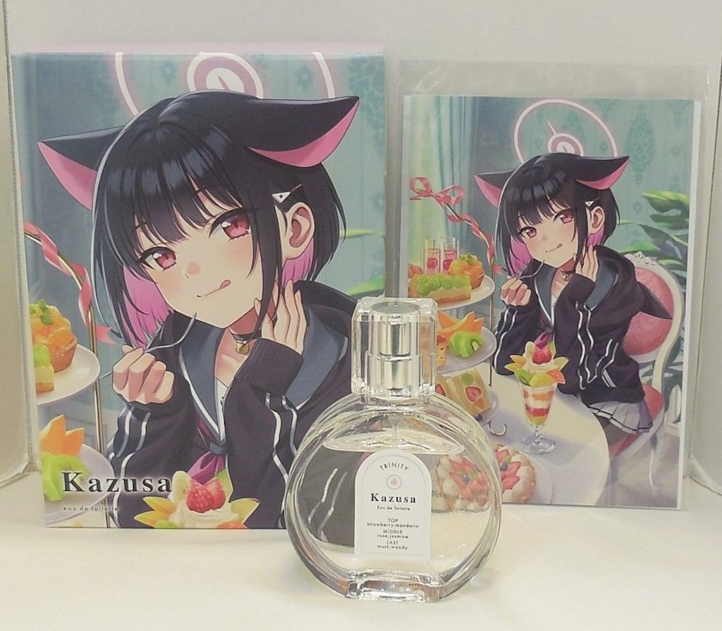 ブルーアーカイブ カズサ 香水 Anideal + アクリルパネル ブルアカ