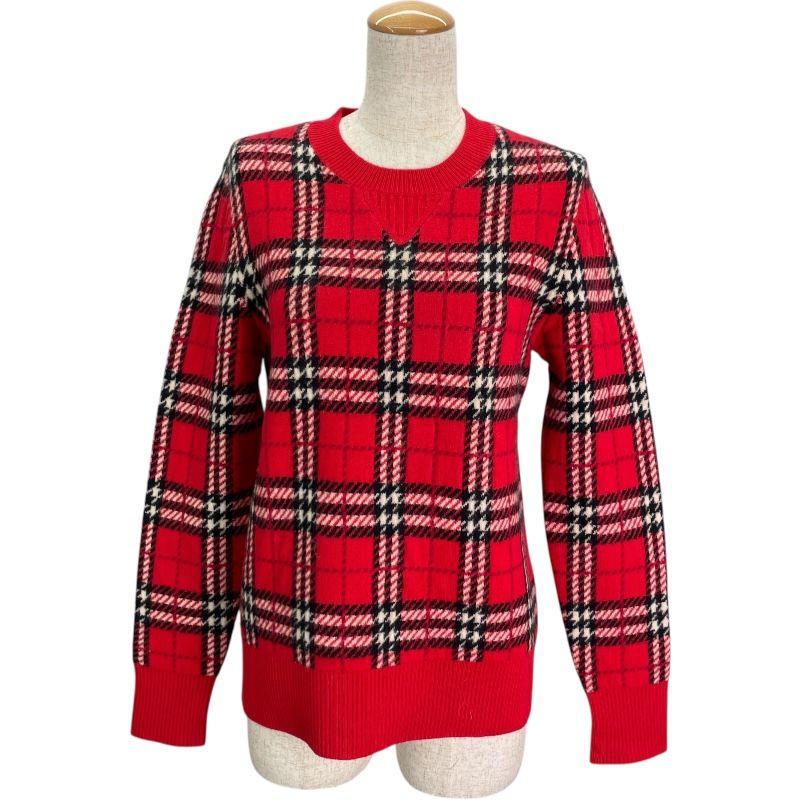 Burberry Londonチェック ニットセーター 2 バーバリーロンドン BURBERRY LONDON チェックカシミヤニットセーター
