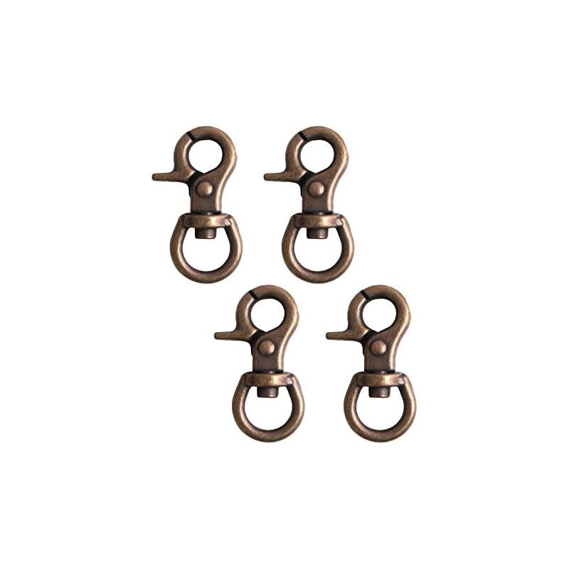 日本紐釦貿易 Nippon Chuko ミニレバーナスカン 丸 入り 10 mm アンティークゴールド SJNA 4-AG 20 手芸用品 手芸材料 バッグ用ナスカン