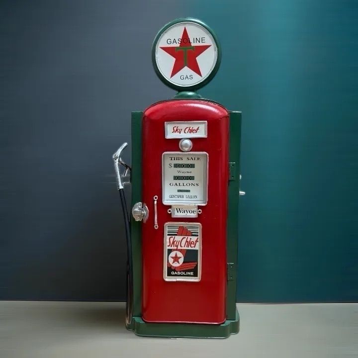 アメリカンヴィンテージ ガスポンプ オブジェ 44cm｜レトロ看板
