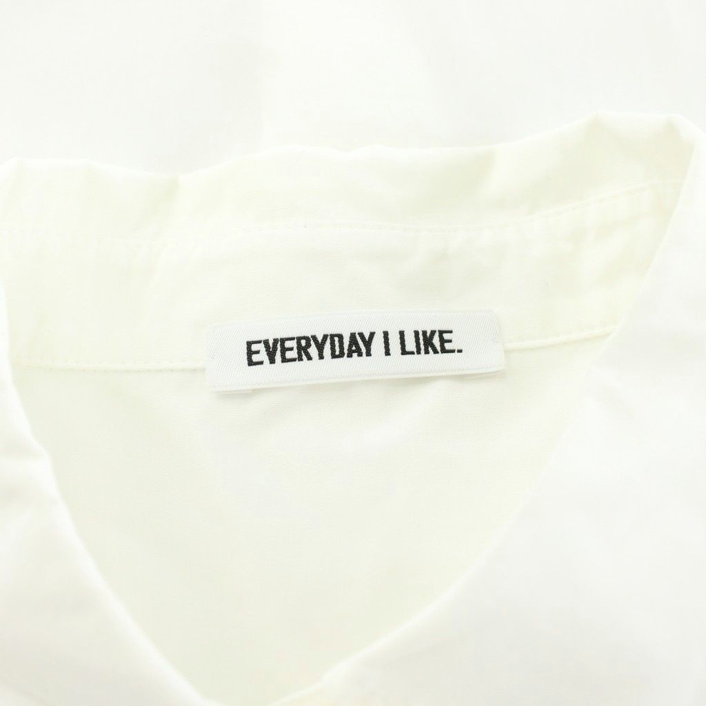 A17507 美品 エブリデイアイライク 23ss ビッグシャツ ホワイト A17507 美品 エブリデイアイライク 23ss ビッグシャツ ホワイト A17507