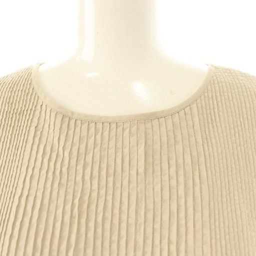 メゾンドソイル maison de soil コットンピンタック ノースリーブ