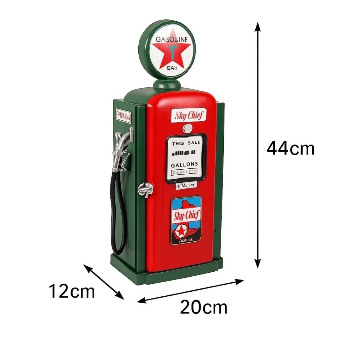 アメリカンヴィンテージ ガスポンプ オブジェ 44cm｜レトロ看板