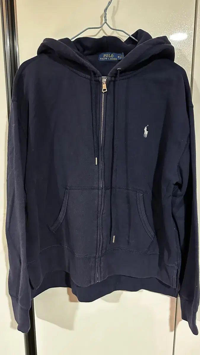 ポロ ラルフローレン ネイビー フードジップアップ M