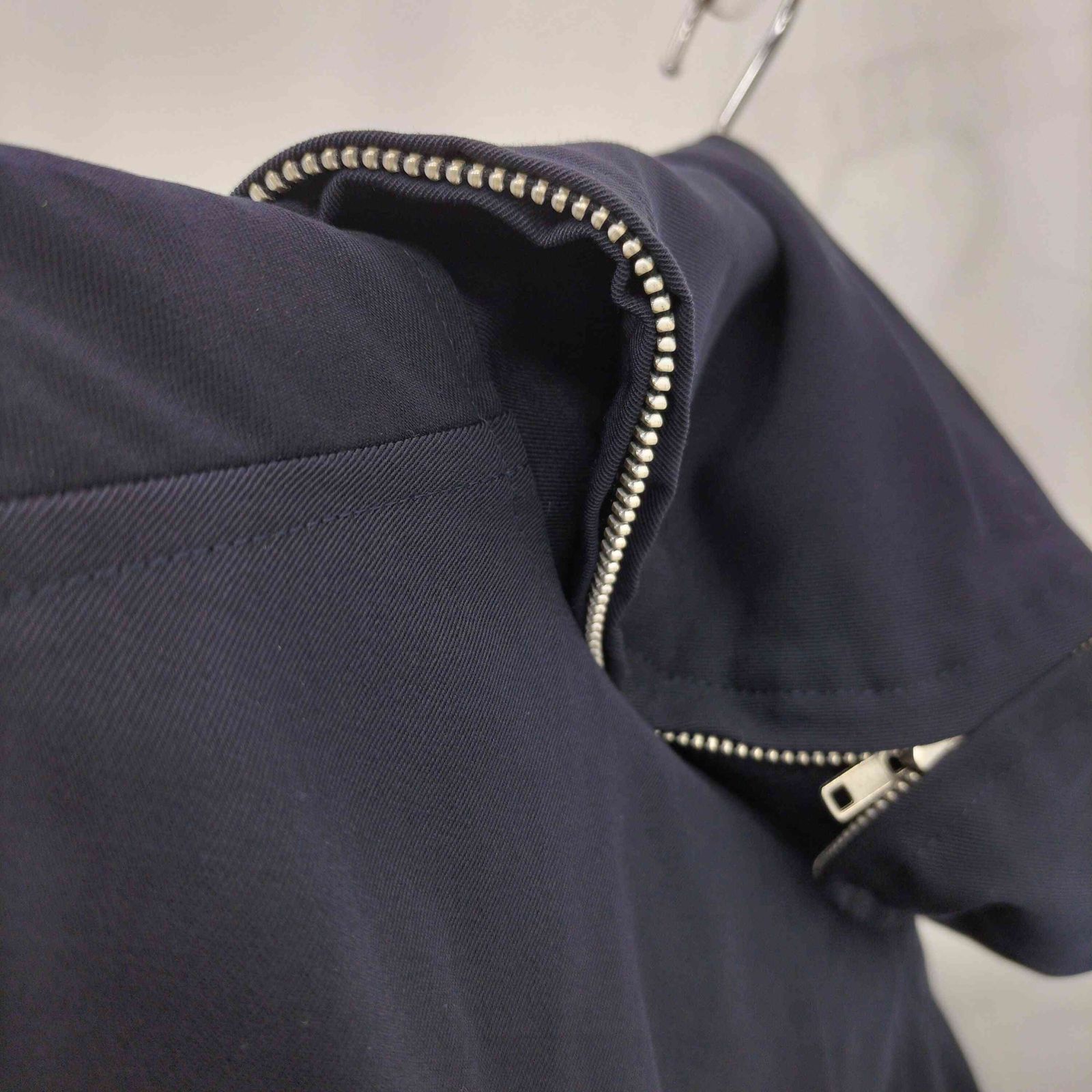 Ys for men(ワイズフォーメン) 90s ウールギャバジン 2WAY カラー フードジッパー 4B オーバージャケット メンズ JPN：M 【中古】【ブランド古着バズストア】 ワイズフォーメン Ys for men 90s ウールギャバジン 2WAY カラー