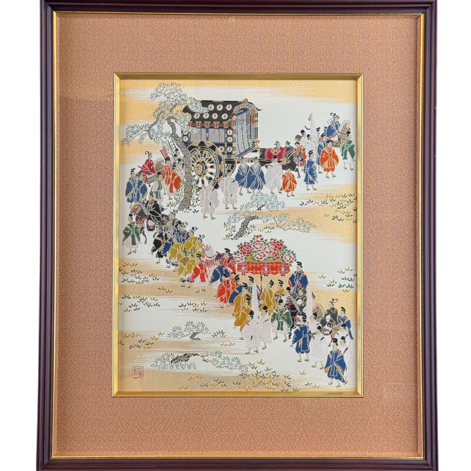 川島織物「葵まつり」美術織物 額装 京都 紋織額 細密 - メルカリ