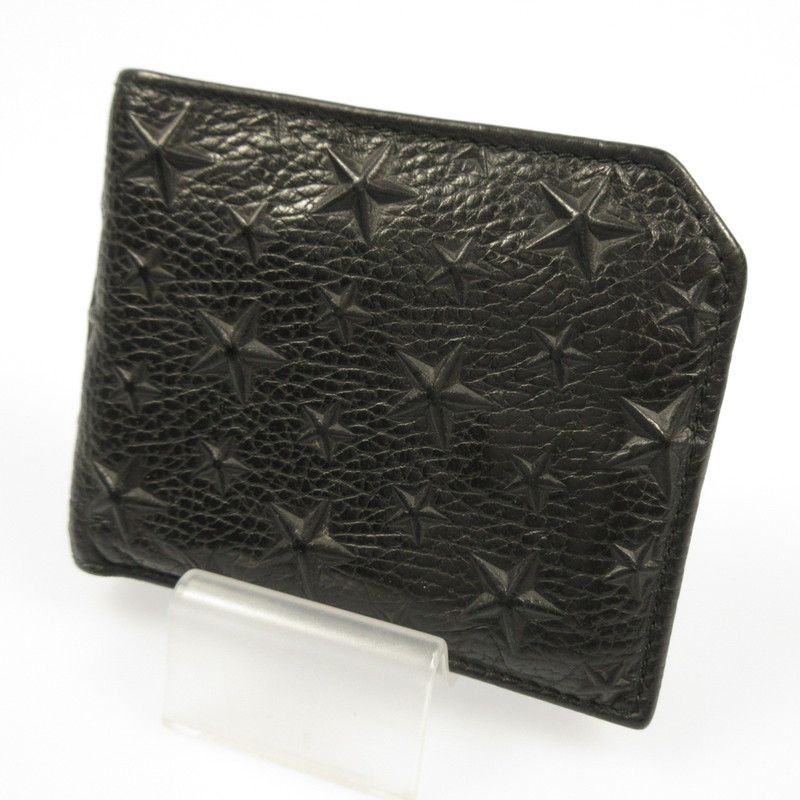 JIMMY CHOO ジミーチュウ 二つ折り財布 アルバニー エンボスドスター 125