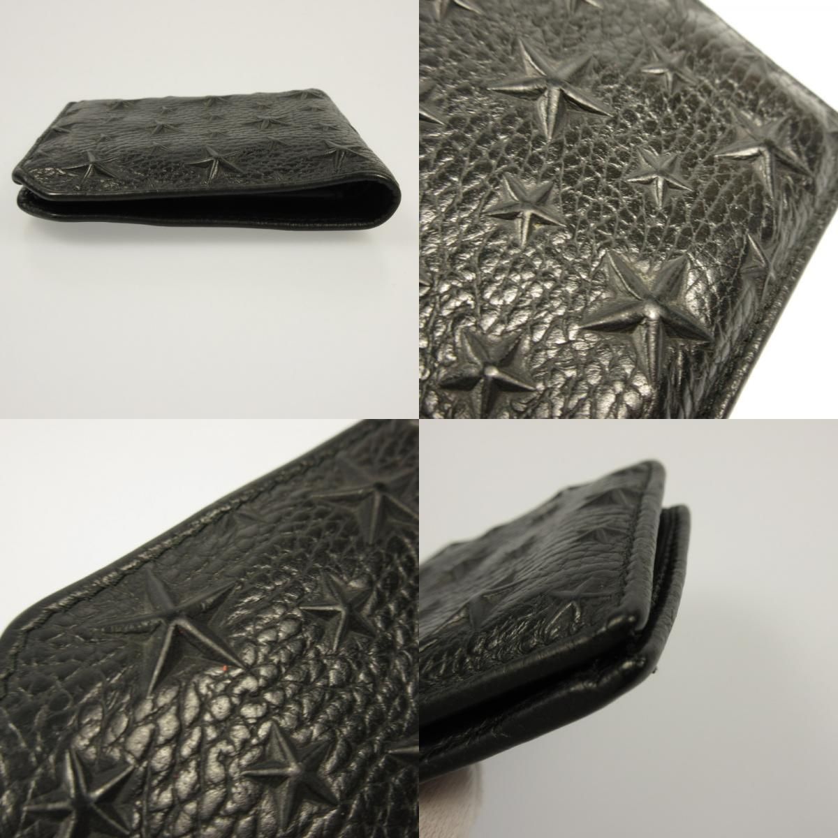  JIMMY CHOO ジミーチュウ 二つ折り財布 アルバニー エンボスドスター 125 その他 小物