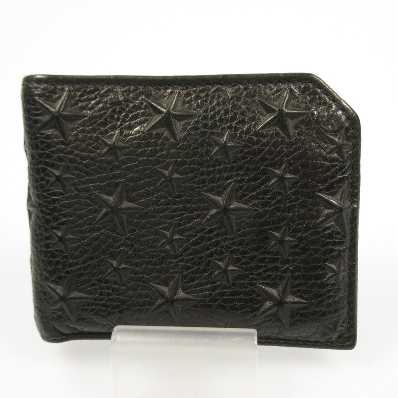 JIMMY CHOO ジミーチュウ 二つ折り財布 アルバニー エンボスドスター 125