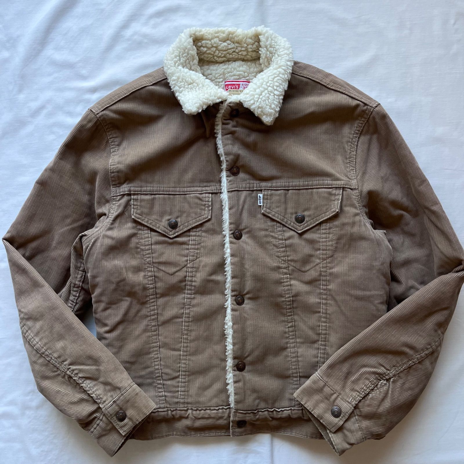 神フェード 80s Levis コーデュロイ ボア ジャケット USA製 38 levi's リーバイス ボアジャケット コーデュロイ 70605 70s 80s USA製
