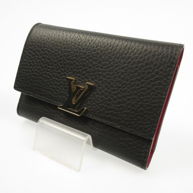 LOUIS VUITTON ルイ ヴィトン 三つ折り財布 ポルトフォイユカプシーヌ コンパクト M 62157 トリヨン 125