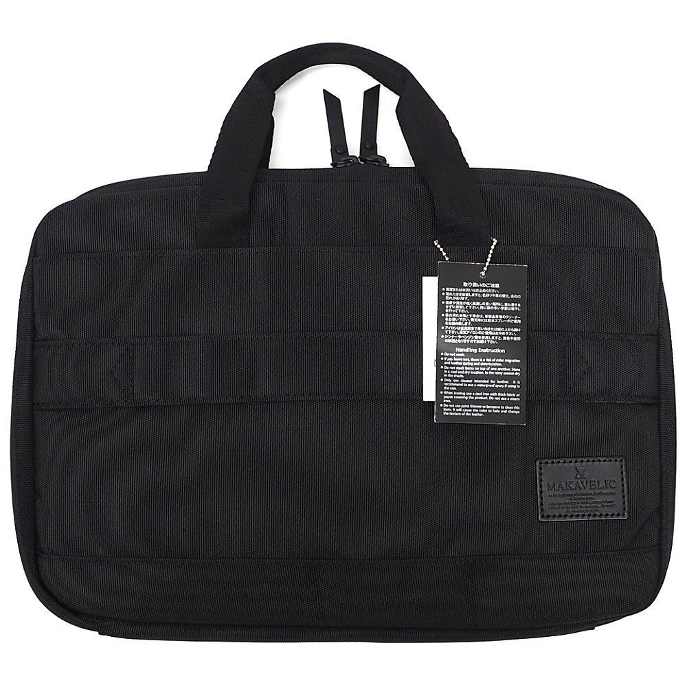 新品 MAKAVELIC ブリーフケース ビジネスバッグ ブラック マキャ 