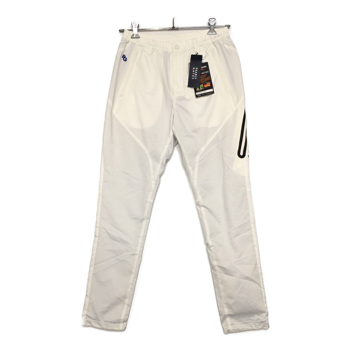 レディース パーリーゲイツ PEARLY GATES パンツ 2 L 白 ホワイト 保温裏地 総柄