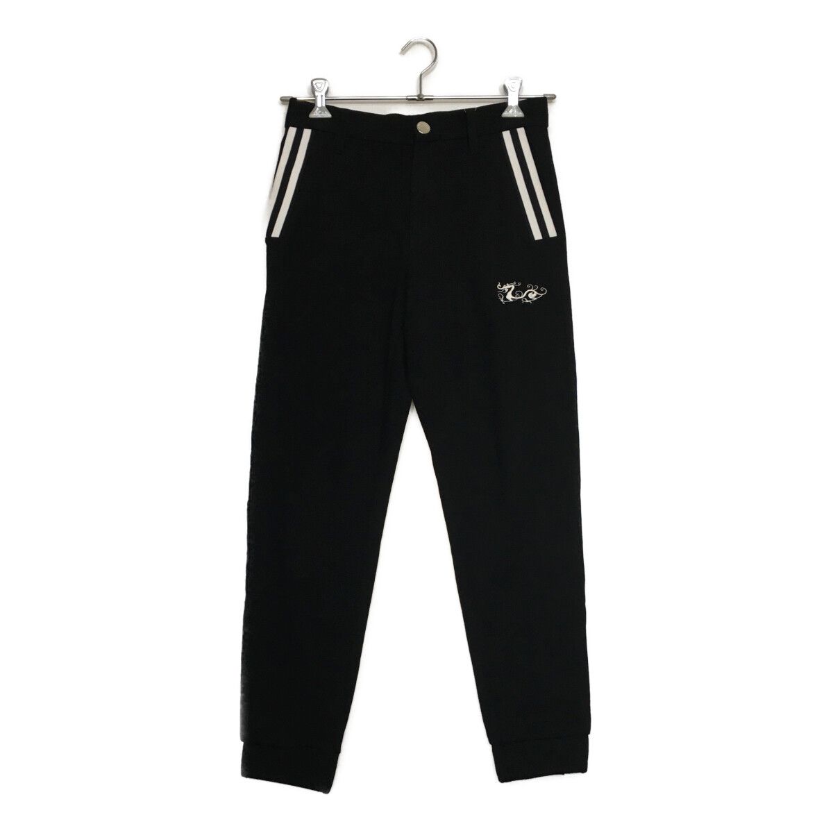 メンズ ダンスウィズドラゴン DANCE WITH DRAGON ジョガーパンツ 2 M 黒 ブラック