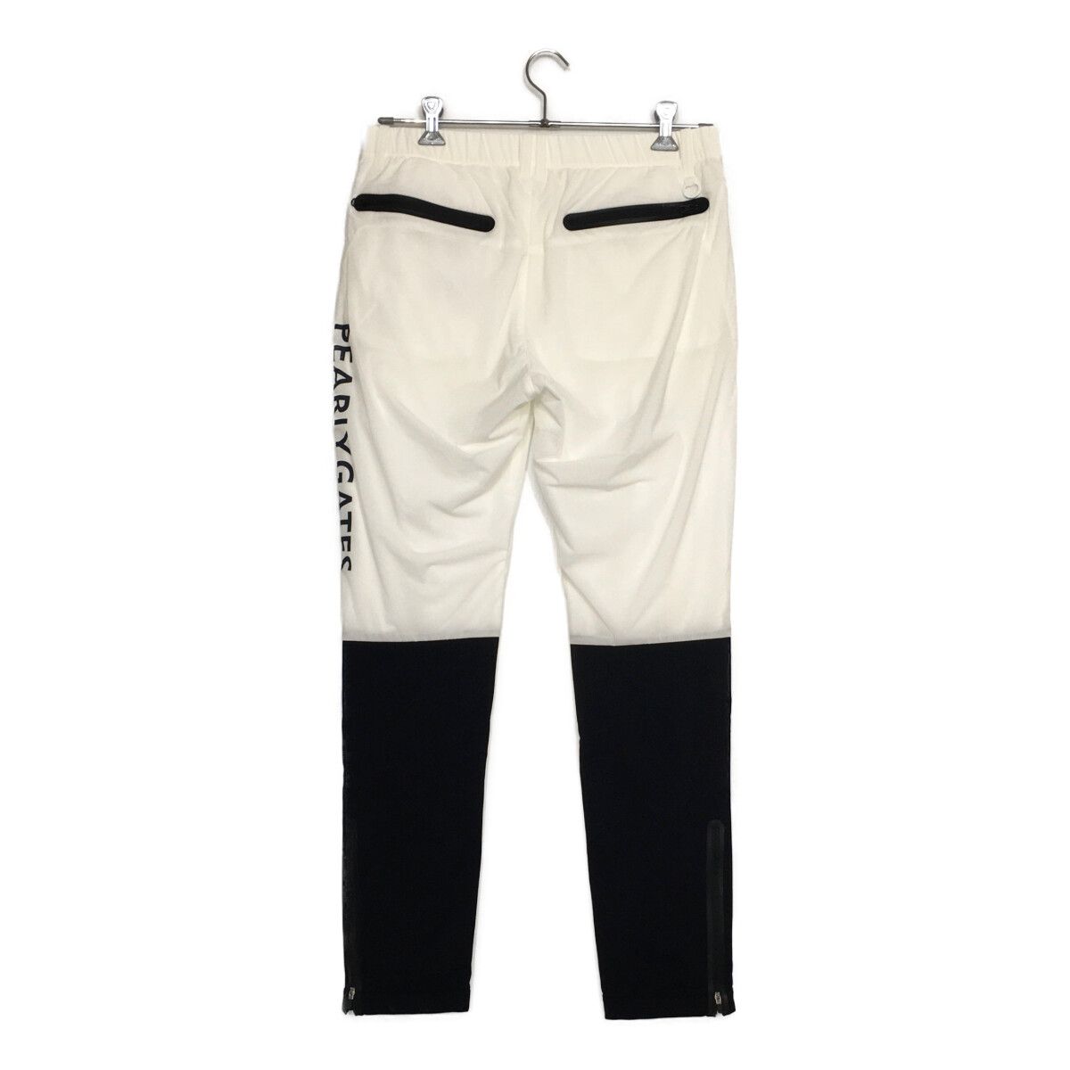 メンズ パーリーゲイツ PEARLY GATES パンツ 5 L ホワイト 白 起毛裏地付き ウインド素材