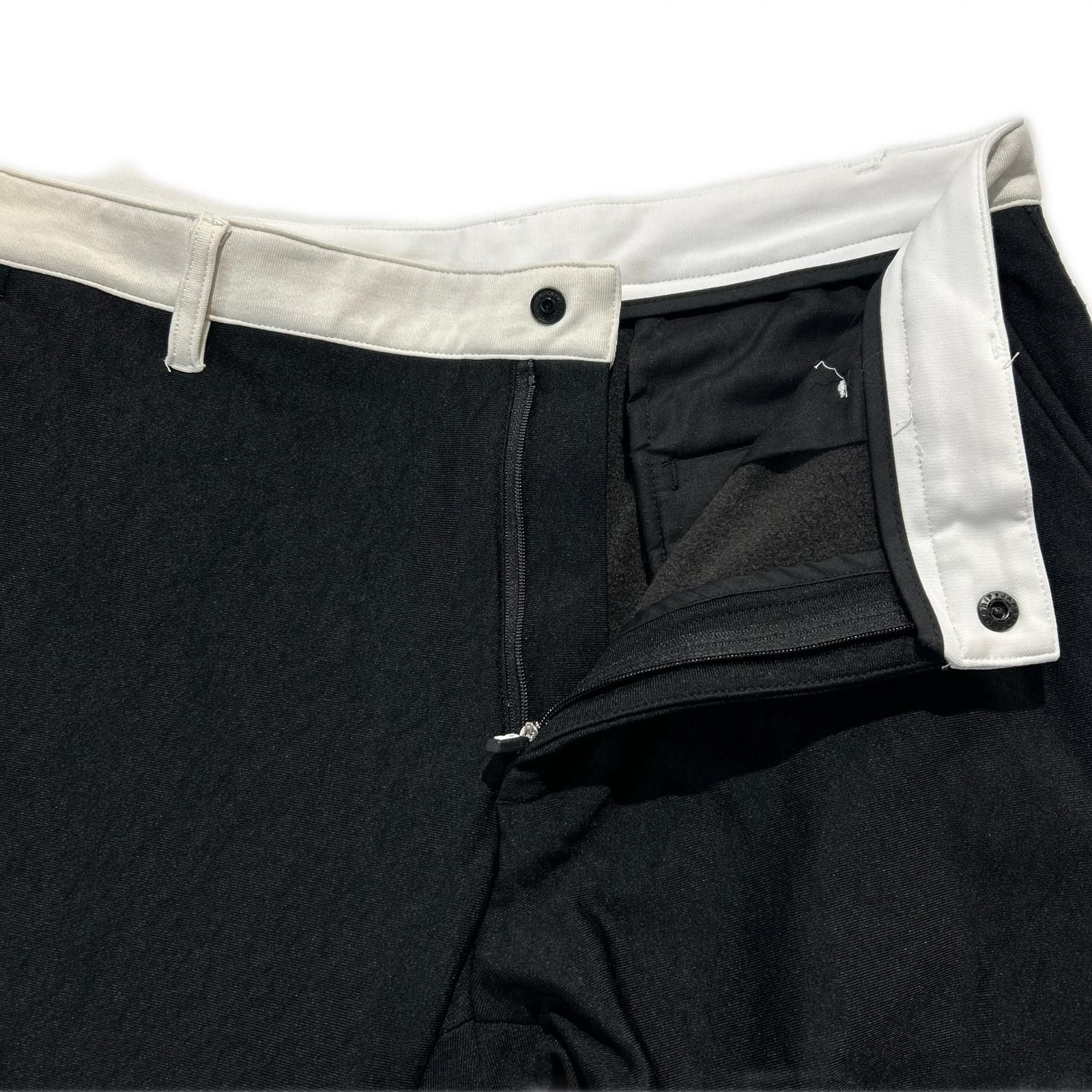 中古 メンズ シーピージーゴルフ CPG GOLF パンツ 3(L) 黒×白 裏起毛