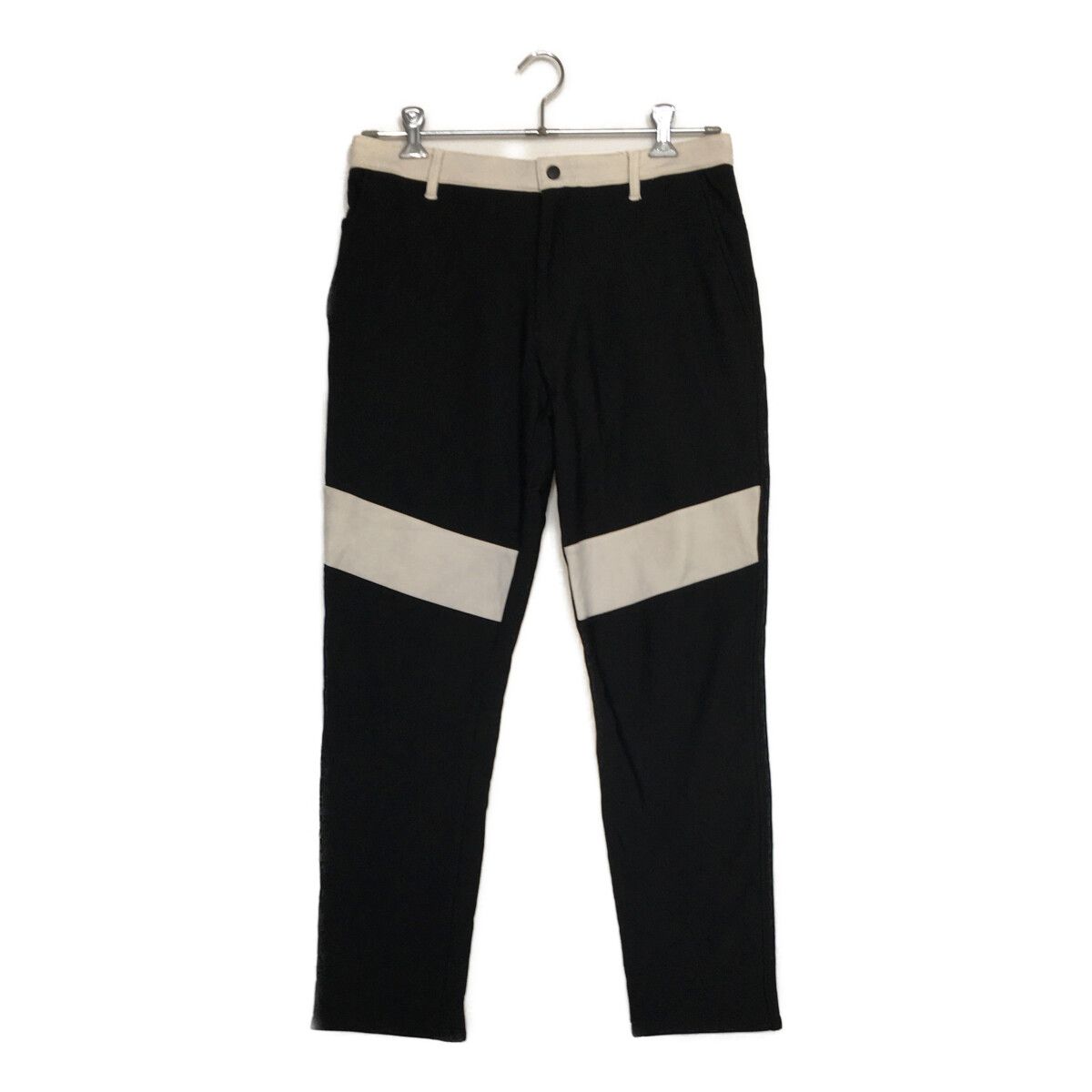 CPG GOLF ブラック パンツ 中古 メンズ シーピージーゴルフ CPG GOLF パンツ 3(L) 黒×白 裏起毛