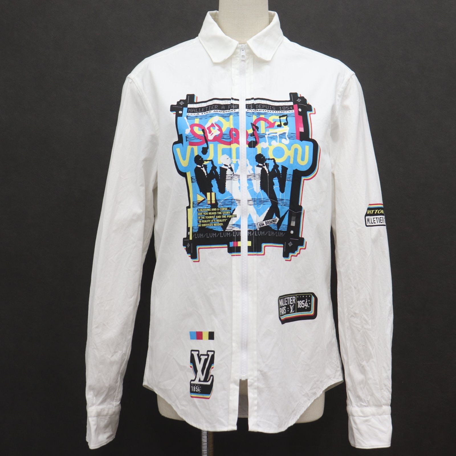 ITEVZ504AABG LOUIS VUITTON ルイヴィトン テクニカルジップシャツ